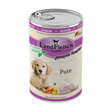 Landfleisch Hund Nassfutter Junior Pute ohne Gluten 400g