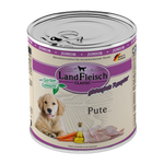 Landfleisch Hund Nassfutter Junior Pute ohne Gluten 800g