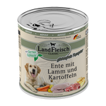 Landfleisch Hund Nassfutter Ente mit Lamm und Kartoffel ohne Gluten 800g