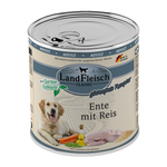 Landfleisch Hund Nassfutter Ente mit Reis ohne Gluten 800g