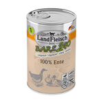 Landfleisch Barf2Go Futter für Hunde 100% Ente - Barfen einfach gemacht