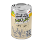 Landfleisch Barf2Go Futter für Hunde 100% Huhn 400g - Barfen einfach gemacht