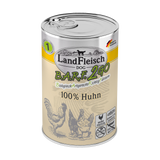 Landfleisch Barf2Go Futter für Hunde 100% Huhn 400g - Barfen einfach gemacht