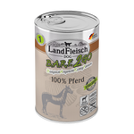 Landfleisch Barf2Go Futter für Hunde 100% Pferd 400g - Barfen einfach gemacht