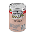 Landfleisch Barf2Go Futter für Hunde 100% Rind 400g - Barfen einfach gemacht