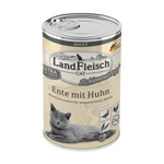 Landfleisch Katzenfutter Nassfutter Ente mit Huhn Schlemmertopf 400g