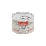 Dose Katzenfutter von Hofgut Breitenberg. Sorte Ragout von der Henne mit Huhn, Leber, Kürbis und Julienne-Karotten.