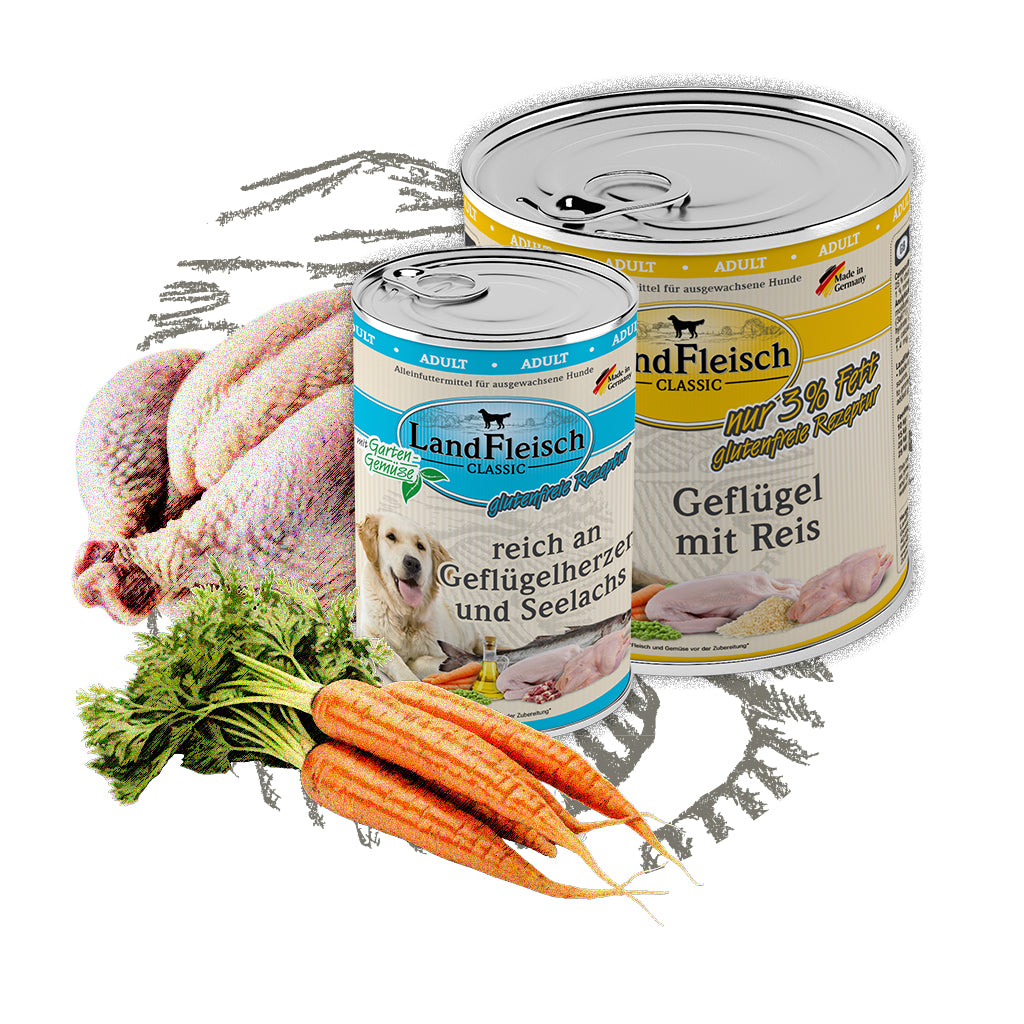 Landfleisch Classic Nassfutter für den Hund Kategoriebild