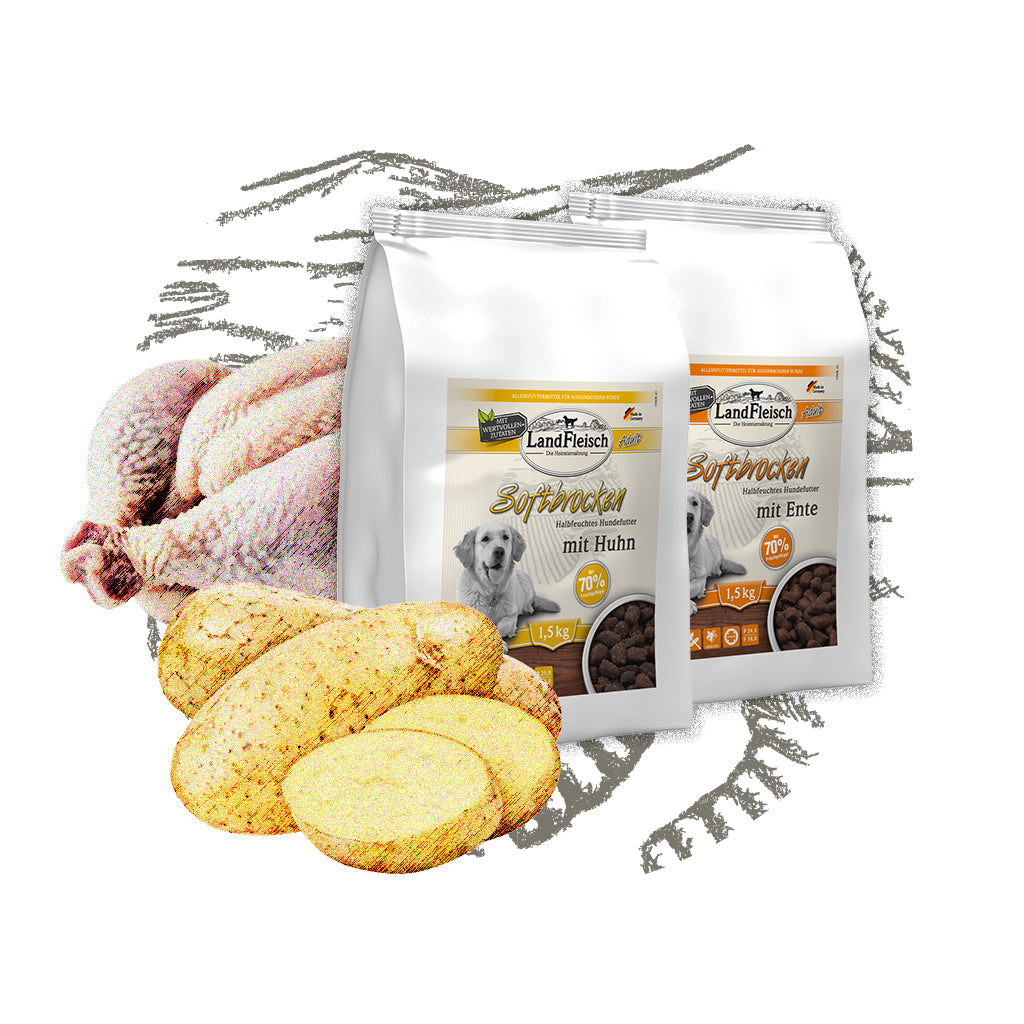 Landfleisch Hund Softbrocken Kategoriebild