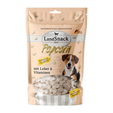 Landfleisch Popcorn Snack für Hunde mit Leber und Vitaminen wenig Fett 100g