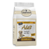 Landfleisch Hund Adult Trockenfutter Geflügel mit Reis ohne Gluten 10kg