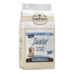 Landfleisch Hund Junior Trockenfutter Geflügel mit Reis ohne Gluten 10kg