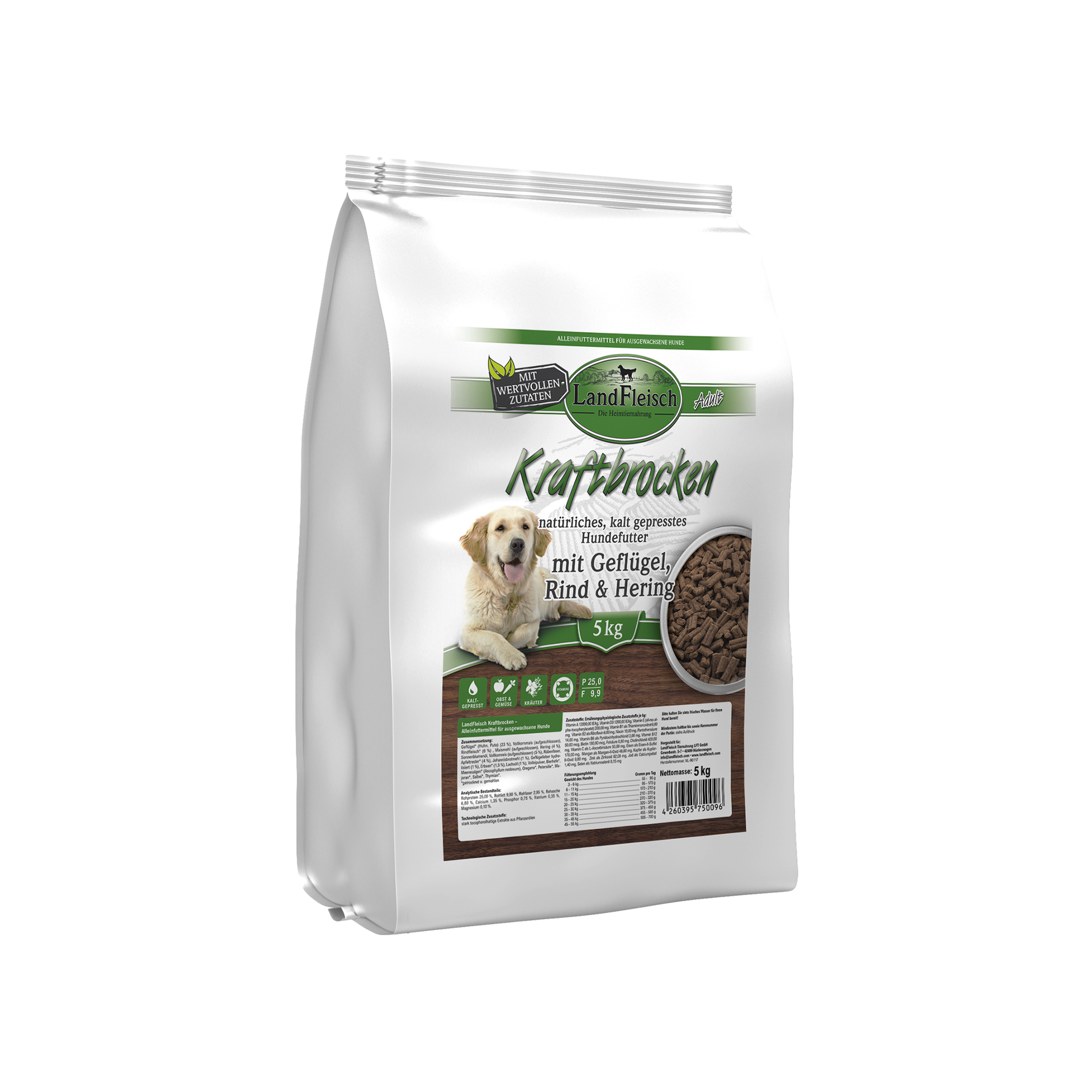 LandFleisch Dog Kraftbrocken