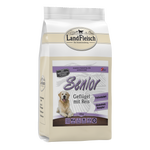 Landfleisch Hund Senior Trockenfutter Geflügel mit Reis ohne Gluten 10kg